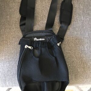 Pawaboo Pet Carrier Backpack Travel Bag Sz Small Black NWOT